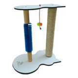 Arranhador Gato Sisal Coçadinha Escova Massageadora Pet