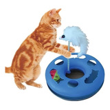Arranhador Gatos Brinquedo Rato Com Mola E Bola Kitty Ball