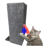 Arranhador Gatos Protetor Sofá E Cama Box Kit 2 Unidade Cor Cinza escuro