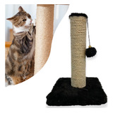 Arranhador Para Gatos Poste C Bolinha E Guizo Brinquedo Pet
