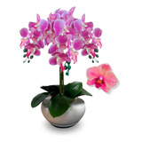 Arranjo De Orquidea Artificial Branca Com Vaso Urban