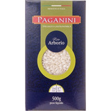 Arroz Italiano Arborio Grãos Grandes Branco Perolado Caixa Com 500g Paganini