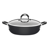 Arrozeira Tramontina Mônaco Induction Preto Tampa 28cm 4 2l