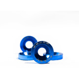 Arruela Billet M6 Azul Parafuso Inox Kit 8 Arruelas