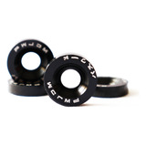 Arruela Billet M6 Preto Parafuso Inox Kit 12 Arruelas