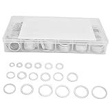 Arruela Plana 450 Peças M6 M8 M10 M12 M14 M16 M18 M20 M22 M24 Conjunto De Juntas Redondas De Alumínio Profissional