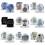 Arte Caneca Dia Dos Pais Pack Pacote 249 Arquivos Sublimação