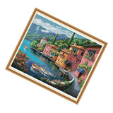 Artesanato Kit De Ponto Cruz Estampado Em Tecido Aida 11