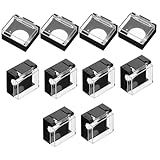 Artibetter 10 Pcs Protetor De Botão Capa Protetora De Botão Boné De Botão Tampa Do Botão Protetor De Partida Por Botão Escudo De Botão Guarda Tampa Da Lâmpada Plástico Parada De Emergência