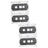 Artibetter 4 Pcs Fita De Audio Cassetes De 30 Minutos Fitas Para Gravação Gravador Tape 30 Min De Fitas De Tempo De Gravação Cassetes De Gravação De Voz Substituir Plástico