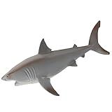 Artibetter Simulação Grande Tubarão Branco Estatuetas