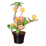  Artificial Galhos De Árvores Frutíferas Bonsai Pêssego