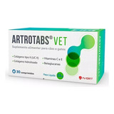 Artrotabs Vet Suplemento Alimentar 30 Comp Cães E Gatos