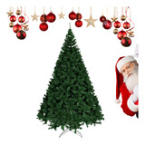 Arvore De Natal 1 80m 950 Galhos Luxo Pinheiro Verde Cheia