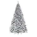 Arvore De Natal Estilo Nevada 210cm Luxo Presente Natalino 1000 Galhos Cheia Suporte De Metal Pinheiro Nevado Premium