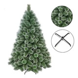 Arvore De Natal Pinheiro Nevada Luxo Verde 1 50m 260 Galhos