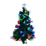 Arvore S090 Natal Fibra Otica Led Colorida 90cm