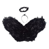 Asa De Anjo Com Tiara De Auréola