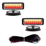 Asa Delta Sinaleira Led 12v Led Cabo 7mt Imã Guincho Reboque
