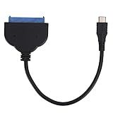 ASHATA Adaptador USB C Para SATA Acessórios De Computador USB3 0 Tipo C Cabo Adaptador De Dados Conector De Disco Rígido Externo Para Unidades SATA De 2 5 Polegadas Para Disco Rígido SSD
