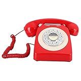 ASHATA Telefone Com Fio Retrô Telefones Antigos Clássicos Retrô Vintage Com Mostrador De Identificação De Chamada Telefone Fixo Sem Mão Telefone Fixo à Moda Antiga