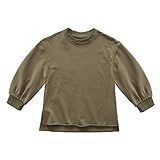 Ashmyova Moletom Para Bebês Meninos Meninas Camiseta Manga Longa Pulôver Blusas Top Outono Inverno Roupas Moletom Com Capuz Verde Exército 12 18 Meses