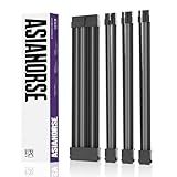 ASIAHORSE 18AWG PSU Extensão De Cabo Com Manga Fonte De Alimentação Personalizada Trançada Com Kit De Pentes De Duas Cores Preto Cinza 