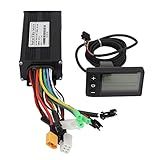 Asixxsix Controlador De Motor Sem Escovas DC24V 36V 48V 500W 750W Kit De Controle Sem Escova De Scooter Senoidal De 3 Modos Com Painel S866 Kit De Conversão E à Prova D água