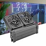 ASkinds Ventilador Ajustável De Resfriamento De água Para Aquário Resfriador De Vento Frio Ventilador De Aquário Ventilador Marinho 2