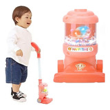 Aspirador De Pó Brinquedo Vertical Com Luz Infantil 