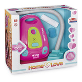 Aspirador De Pó De Brinquedo Usual Home Love Com Som E Luzes