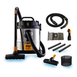 Aspirador De Pó E Água Gtw Inox 12 12l Aço Inoxidável Wap