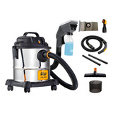 Aspirador De Pó E Água Wap Gtw Inox 20 1600w Com Bico Extrator 127v