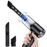 Aspirador De Pó Portátil Automotivo Carro 80w Recarregável Cor Preto 12v