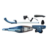 Aspirador De Pó Sem Fio Portátil Vertical Bivolt Bateria Cor Azul marinho Voltagem 110v 220v