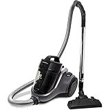 Aspirador De Pó Sem Saco Electrolux Easybox Maior Potencia 1600W Silencioso Compacto Bocal Estofados Cabo Retratil Controle Velocidade EAS30 Cinza Preto 127v