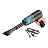Aspirador De Po Titaniu Max Clean Vertical Portatil Bivolt Usb Recarregável Cor Preto 110v 220v