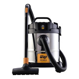 Aspirador De Pó Wap Gtw Inox 12l Aço Preto E Amarelo 220v