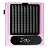 Aspirador Grelha Rosa Coletor De Pó 80w Unhas Em Gel