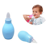 Aspirador Nasal P Desobstruir As Vias Respiratórias Do Bebê Cor Azul