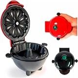 Assadeira Para Bolos Bundt Elétrica Vermelho Mini Maker De Bolo E Waffle Máquina De Café Portátil E Cake Maker 110V Para Bolos Frescos 