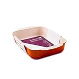 Assadeira Retangular Laranja 25X20CM Hercules PA9000-A25L