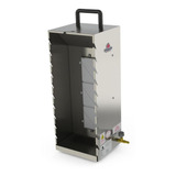 Assador Gás 10 Espetinhos Ou 1 Espeto 75cm Inox Progás Pr199