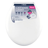 Assento Almofadado Atlas Primafer Oval Branco Liso