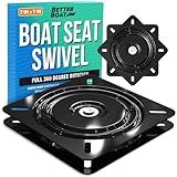 Assento De Barco Base Giratória Cadeiras De Barco Base Giratória De Substituição Para Baixo Ou Jon Boat Acessórios Van Banco De Bar Suporte Giratório Para Barco Suporte Giratório Para Barco Peças