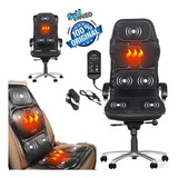 Assento Massageador Shiatsu Ultra Relaxante Costas Lombar 3d