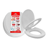 Assento Sanit Elevado Oval 7 5cm Almofada Com Tampa Mebuki
