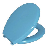 Assento Sanitário Almofadado Astra Convencional Azul Claro Cor Azul Claro Azul 1 az1 