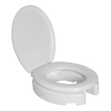 Assento Sanitário Almofadado Elevado Branco De 11 5cm Astra