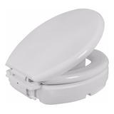 Assento Sanitário Almofadado Elevado Branco De 11 5cm Astra